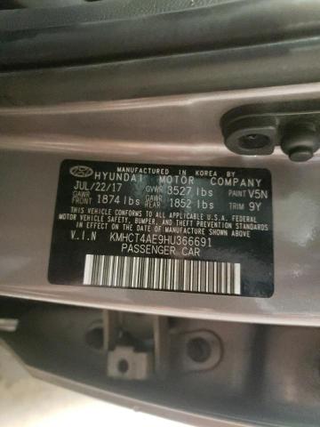 Photo 11 VIN: KMHCT4AE9HU366691 - HYUNDAI ACCENT SE 