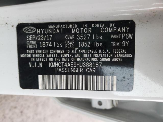 Photo 9 VIN: KMHCT4AE9HU388187 - HYUNDAI ACCENT SE 