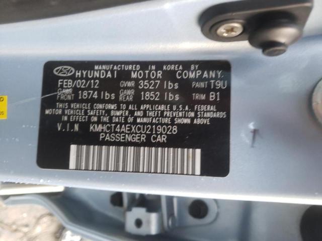 Photo 12 VIN: KMHCT4AEXCU219028 - HYUNDAI ACCENT GLS 