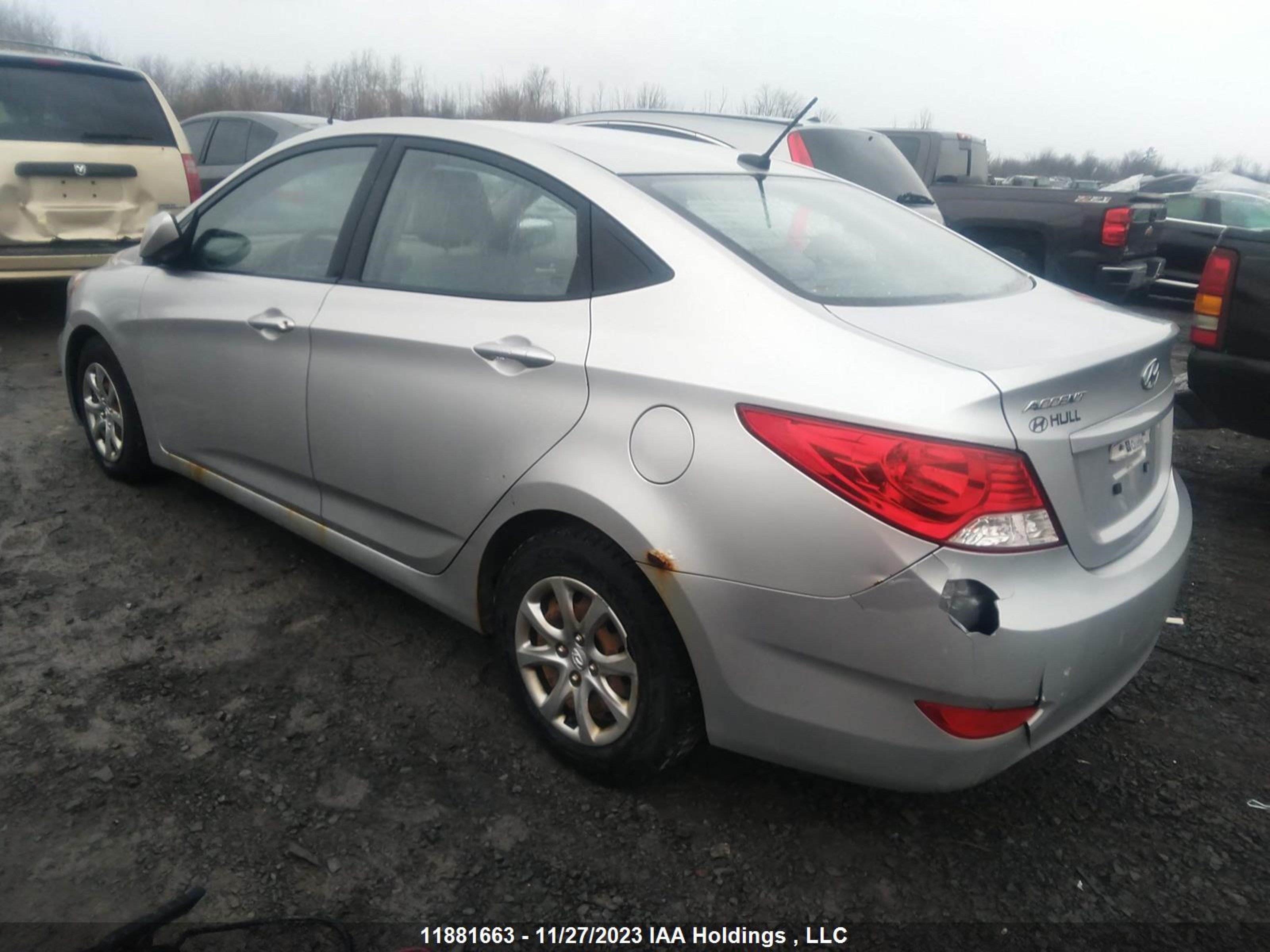 Photo 2 VIN: KMHCT4AEXDU331152 - HYUNDAI ACCENT 