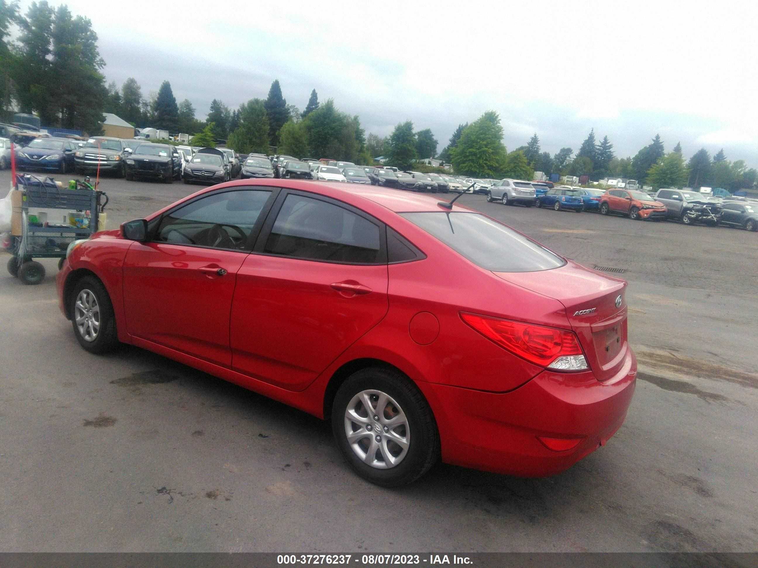 Photo 2 VIN: KMHCT4AEXDU391450 - HYUNDAI ACCENT 