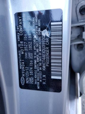 Photo 11 VIN: KMHCT4AEXDU399306 - HYUNDAI ACCENT GLS 