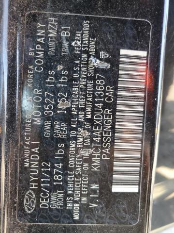 Photo 11 VIN: KMHCT4AEXDU413687 - HYUNDAI ACCENT GLS 