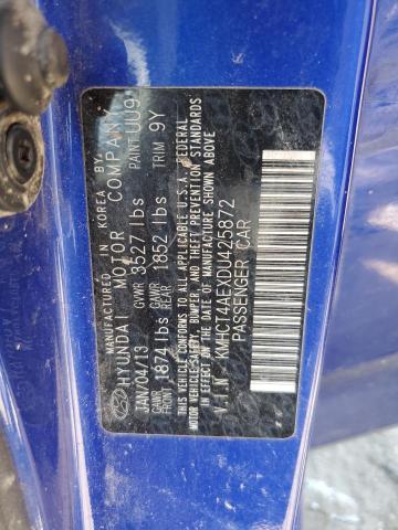 Photo 11 VIN: KMHCT4AEXDU425872 - HYUNDAI ACCENT 