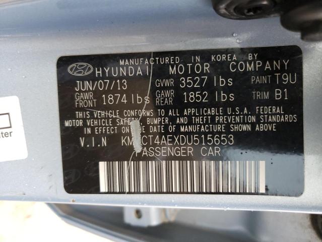 Photo 9 VIN: KMHCT4AEXDU515653 - HYUNDAI ACCENT GLS 