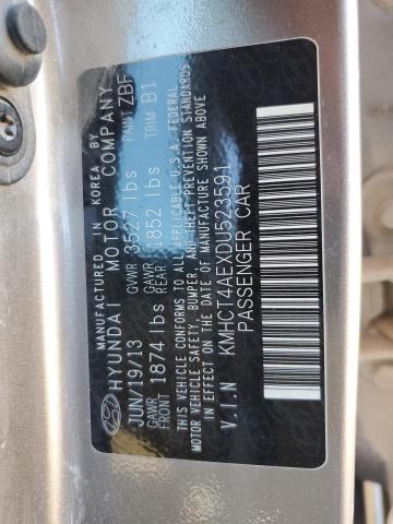 Photo 11 VIN: KMHCT4AEXDU523591 - HYUNDAI ACCENT GLS 