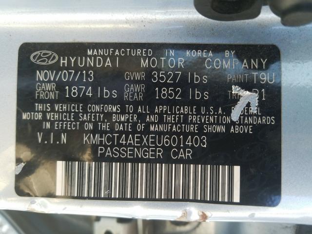 Photo 9 VIN: KMHCT4AEXEU601403 - HYUNDAI ACCENT GLS 