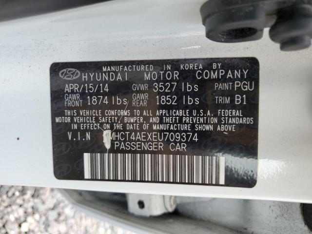 Photo 11 VIN: KMHCT4AEXEU709374 - HYUNDAI ACCENT GLS 