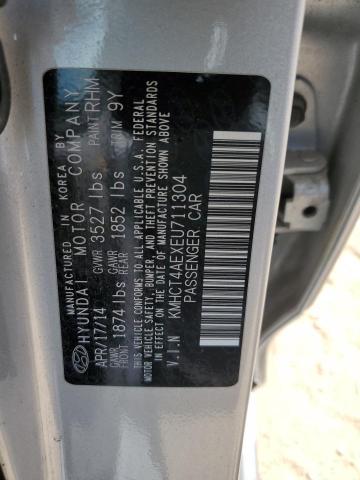 Photo 11 VIN: KMHCT4AEXEU711304 - HYUNDAI ACCENT 