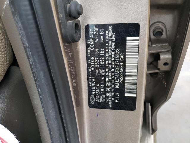 Photo 12 VIN: KMHCT4AEXEU715823 - HYUNDAI ACCENT 