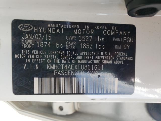 Photo 9 VIN: KMHCT4AEXFU861611 - HYUNDAI ACCENT 