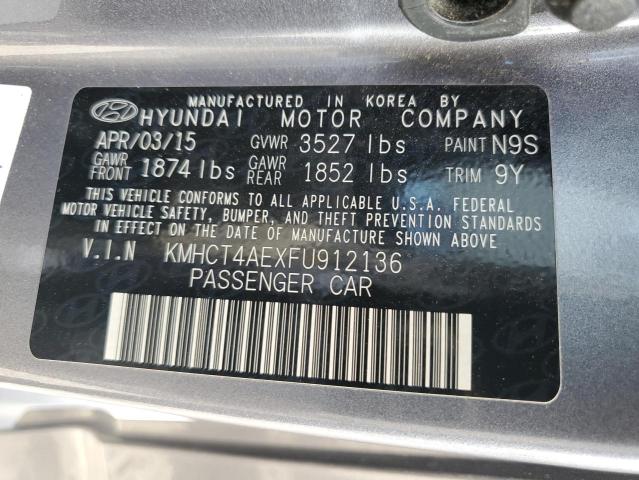 Photo 11 VIN: KMHCT4AEXFU912136 - HYUNDAI ACCENT 