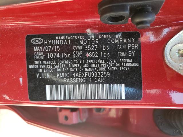 Photo 9 VIN: KMHCT4AEXFU933259 - HYUNDAI ACCENT GLS 