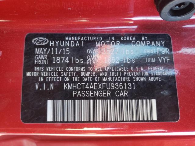 Photo 11 VIN: KMHCT4AEXFU936131 - HYUNDAI ACCENT GLS 