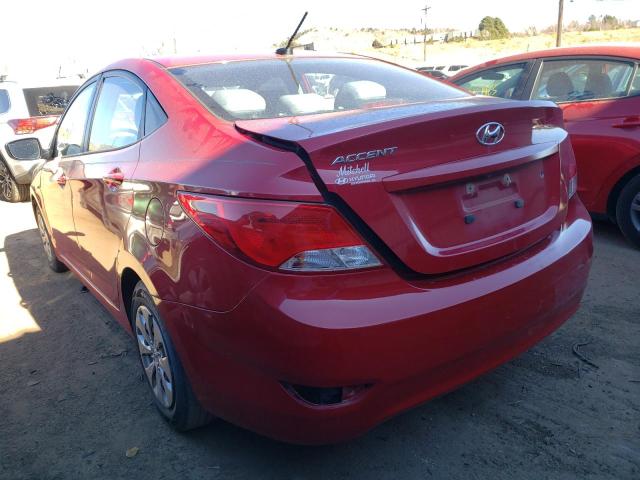 Photo 2 VIN: KMHCT4AEXGU016789 - HYUNDAI ACCENT SE 