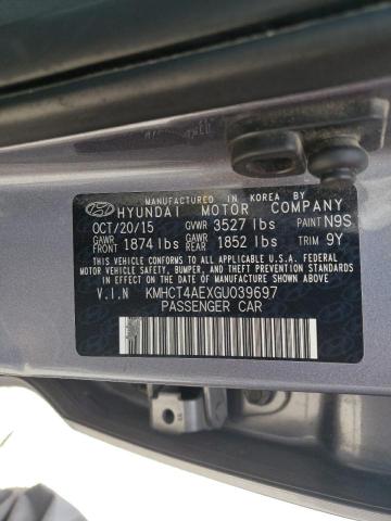 Photo 9 VIN: KMHCT4AEXGU039697 - HYUNDAI ACCENT SE 