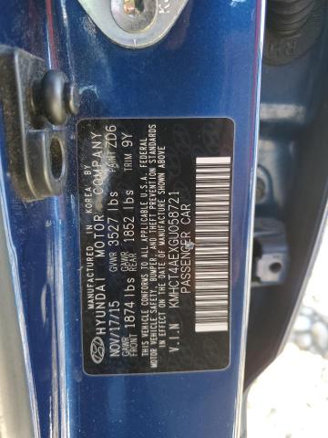 Photo 11 VIN: KMHCT4AEXGU058721 - HYUNDAI ACCENT SE 