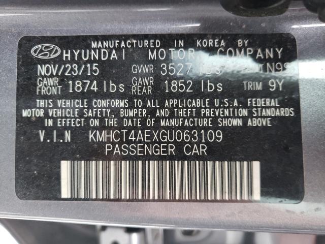 Photo 9 VIN: KMHCT4AEXGU063109 - HYUNDAI ACCENT SE 