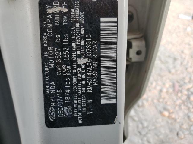 Photo 11 VIN: KMHCT4AEXGU073915 - HYUNDAI ACCENT SE 