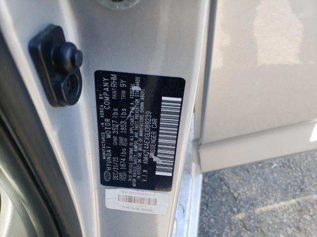 Photo 11 VIN: KMHCT4AEXGU089239 - HYUNDAI ACCENT SE 