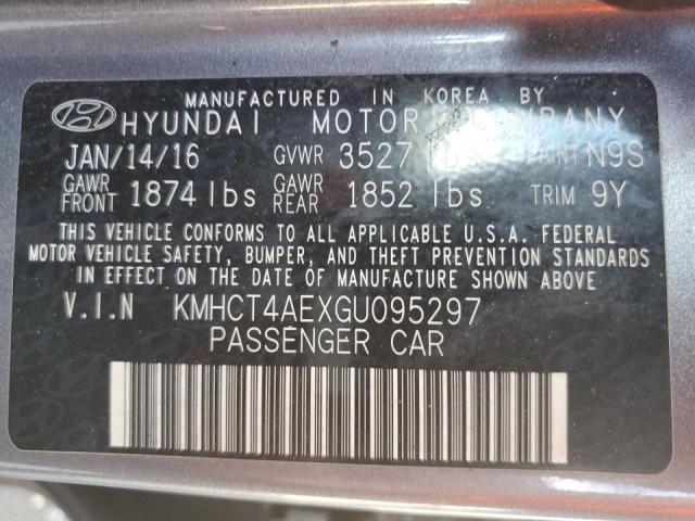 Photo 9 VIN: KMHCT4AEXGU095297 - HYUNDAI ACCENT SE 