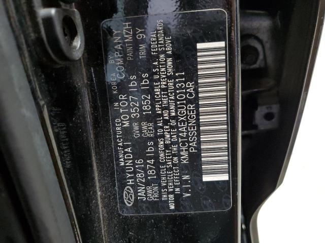 Photo 11 VIN: KMHCT4AEXGU101311 - HYUNDAI ACCENT SE 