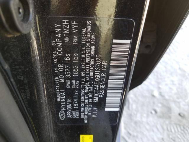 Photo 9 VIN: KMHCT4AEXGU137029 - HYUNDAI ACCENT SE 