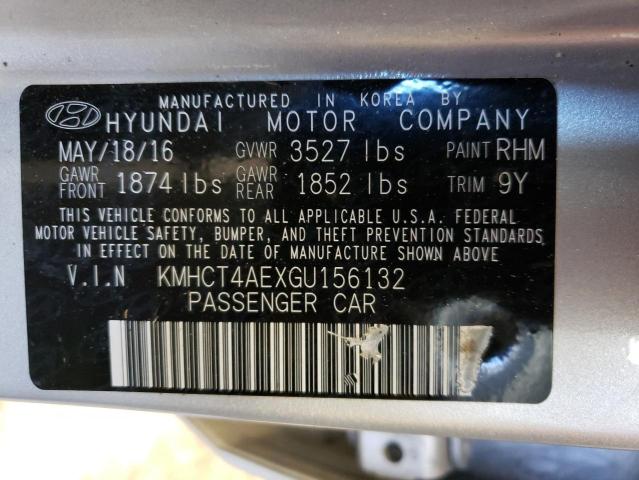 Photo 11 VIN: KMHCT4AEXGU156132 - HYUNDAI ACCENT SE 