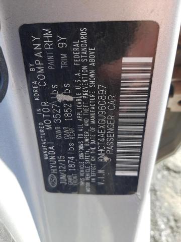 Photo 11 VIN: KMHCT4AEXGU960897 - HYUNDAI ACCENT SE 