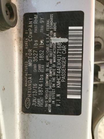 Photo 11 VIN: KMHCT4AEXHU171683 - HYUNDAI ACCENT SE 