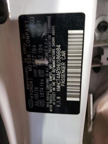 Photo 12 VIN: KMHCT4AEXHU186684 - HYUNDAI ACCENT 