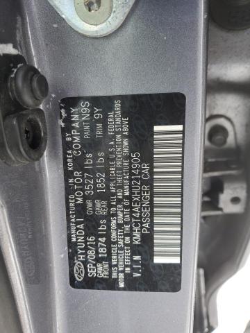 Photo 11 VIN: KMHCT4AEXHU214905 - HYUNDAI ACCENT 