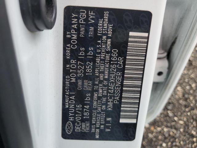 Photo 12 VIN: KMHCT4AEXHU261660 - HYUNDAI ACCENT 