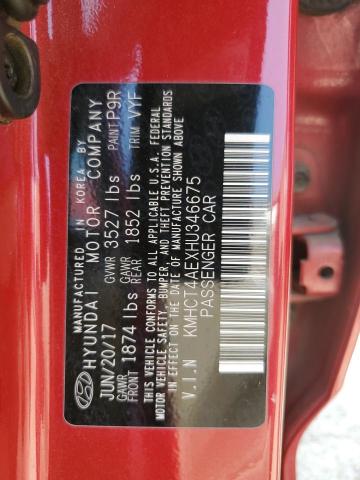 Photo 11 VIN: KMHCT4AEXHU346675 - HYUNDAI ACCENT SE 