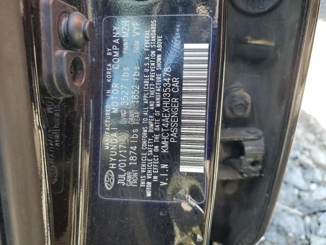 Photo 11 VIN: KMHCT4AEXHU353478 - HYUNDAI ACCENT SE 