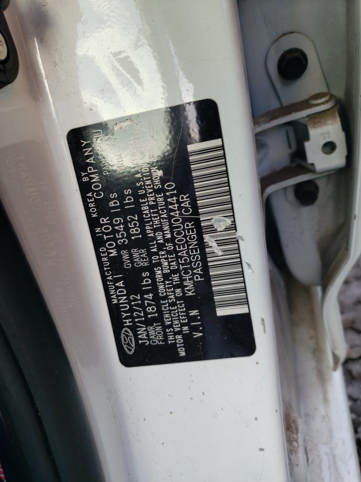 Photo 11 VIN: KMHCT5AE0CU044410 - HYUNDAI ACCENT 