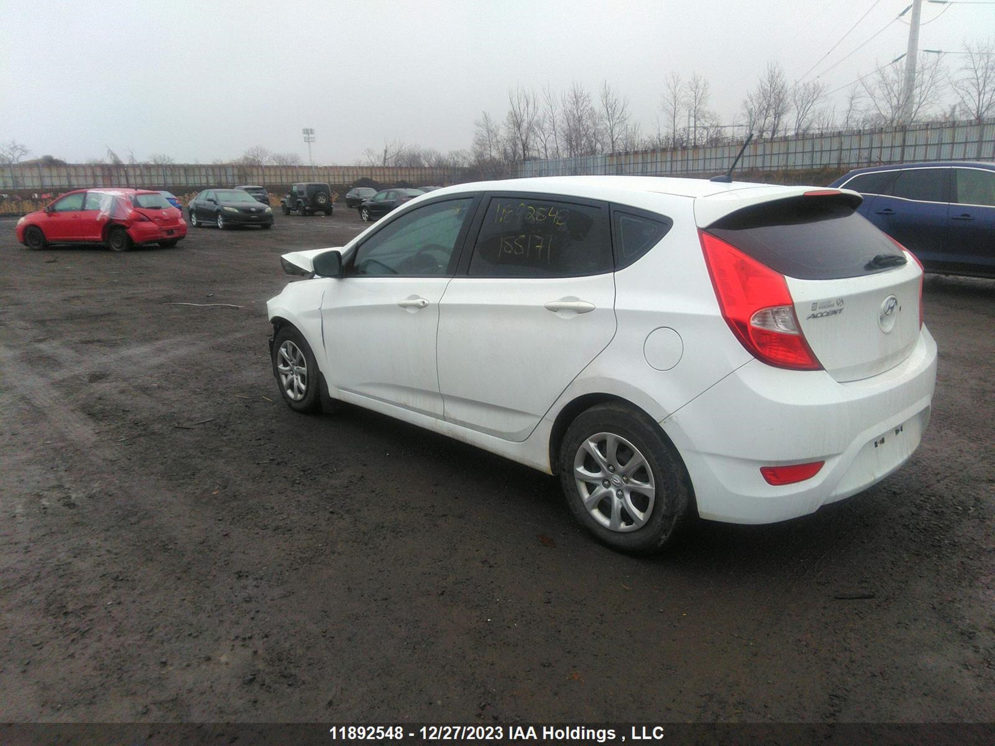 Photo 2 VIN: KMHCT5AE0EU155171 - HYUNDAI ACCENT 