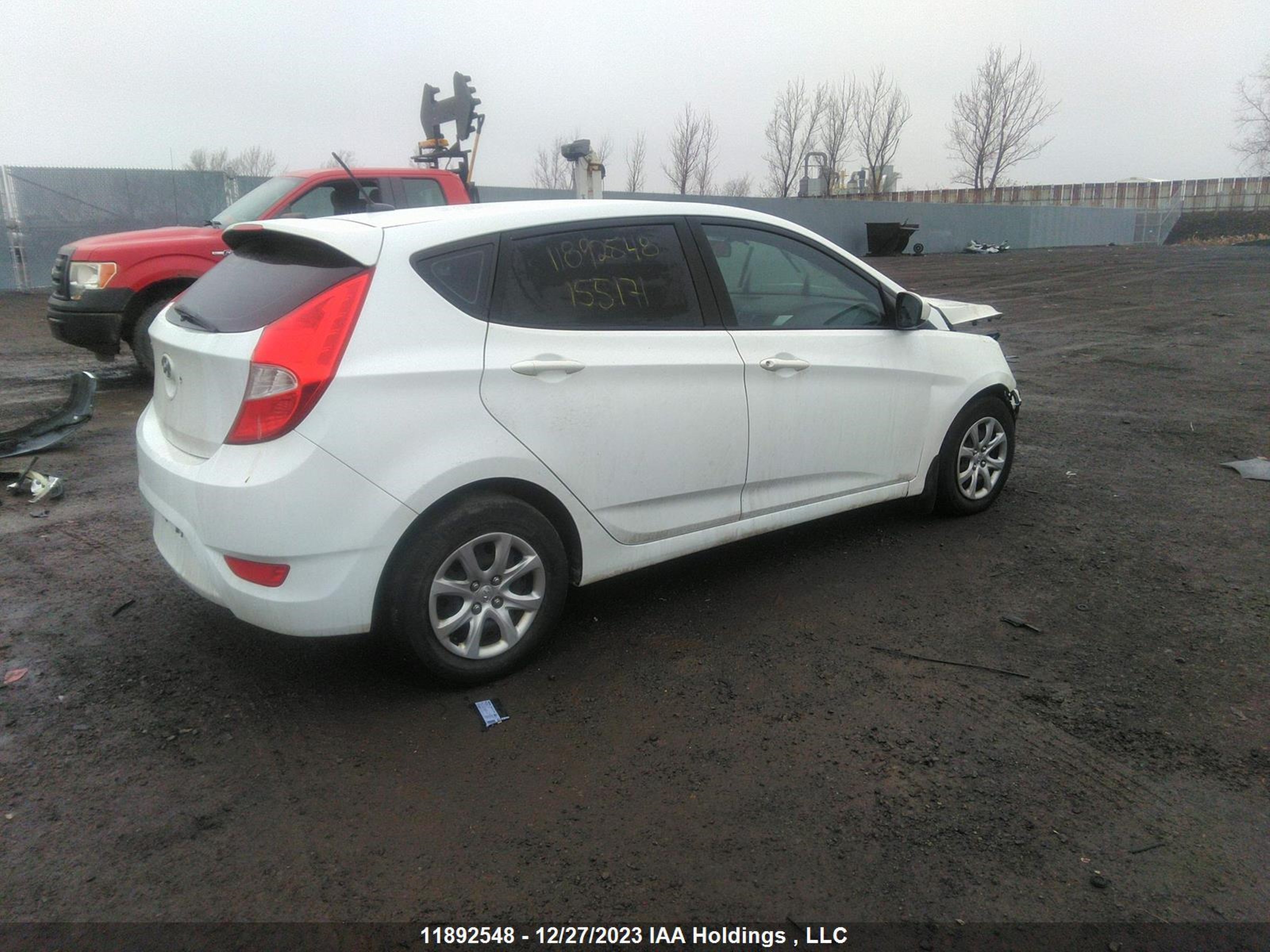 Photo 3 VIN: KMHCT5AE0EU155171 - HYUNDAI ACCENT 