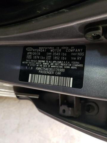 Photo 11 VIN: KMHCT5AE0EU176988 - HYUNDAI ACCENT GLS 