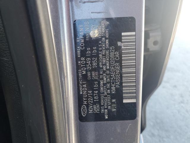 Photo 11 VIN: KMHCT5AE0FU208825 - HYUNDAI ACCENT GS 