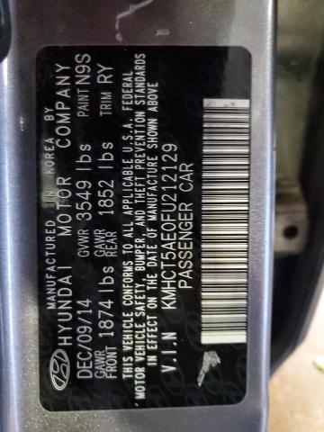 Photo 11 VIN: KMHCT5AE0FU212129 - HYUNDAI ACCENT GS 