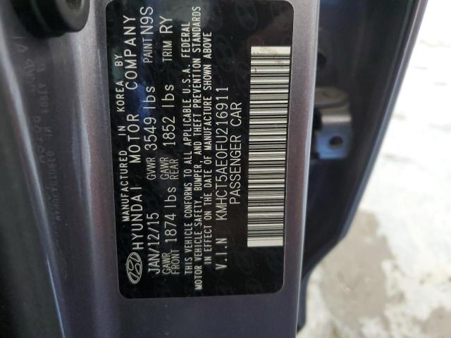 Photo 11 VIN: KMHCT5AE0FU216911 - HYUNDAI ACCENT GS 