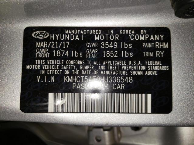 Photo 9 VIN: KMHCT5AE0HU336548 - HYUNDAI ACCENT SE 