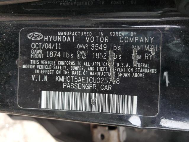 Photo 12 VIN: KMHCT5AE1CU025798 - HYUNDAI ACCENT 