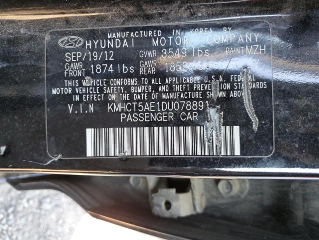 Photo 12 VIN: KMHCT5AE1DU078891 - HYUNDAI ACCENT GLS 