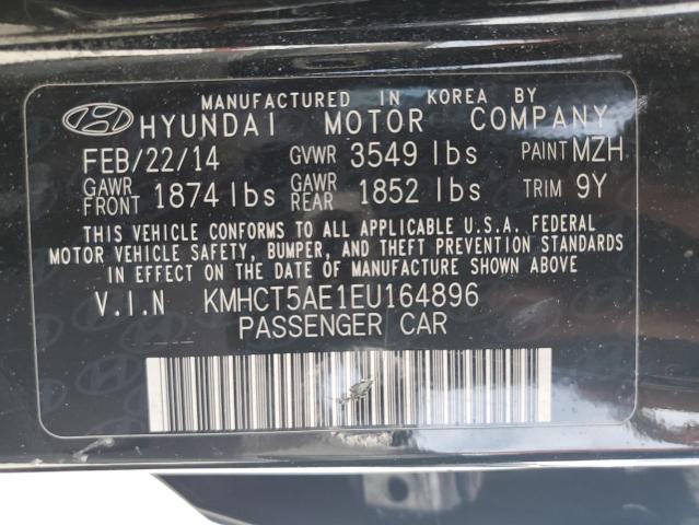 Photo 11 VIN: KMHCT5AE1EU164896 - HYUNDAI ACCENT 