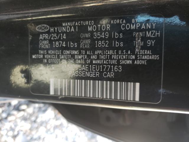 Photo 9 VIN: KMHCT5AE1EU177163 - HYUNDAI ACCENT GLS 