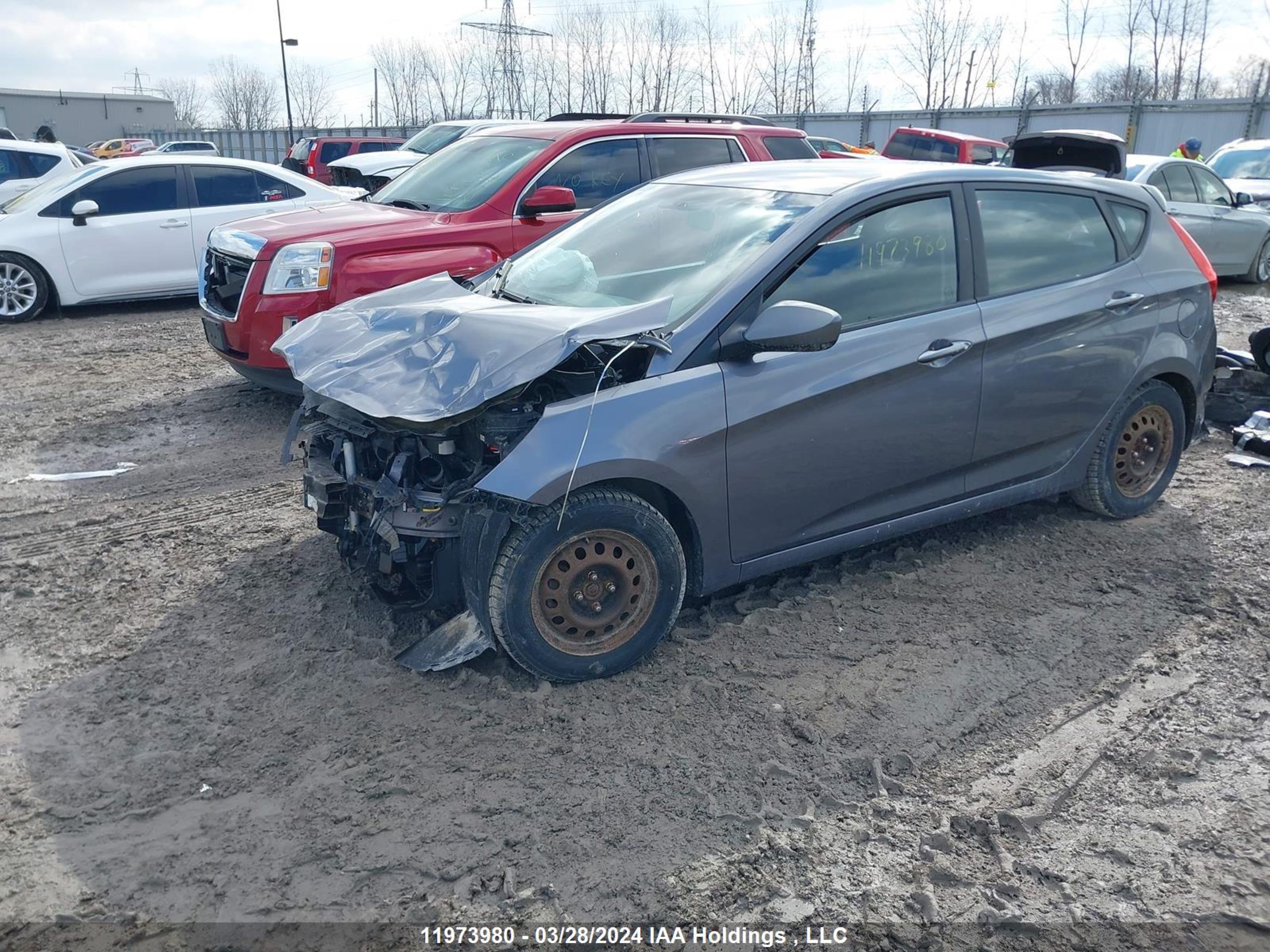 Photo 1 VIN: KMHCT5AE1FU210969 - HYUNDAI ACCENT 