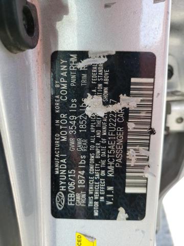 Photo 11 VIN: KMHCT5AE1FU222247 - HYUNDAI ACCENT GS 