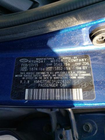 Photo 9 VIN: KMHCT5AE1FU224337 - HYUNDAI UK 